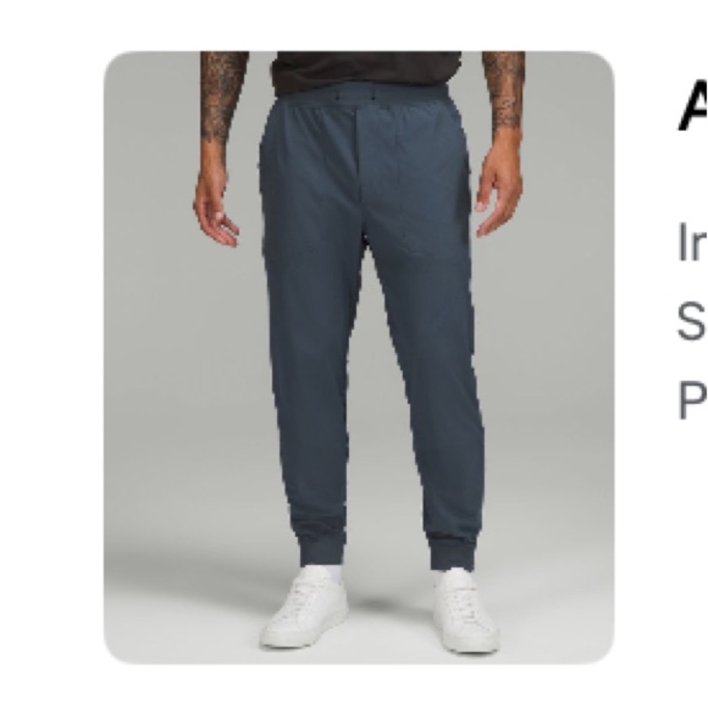 ABC Jogger *Shorter in Iron Blue